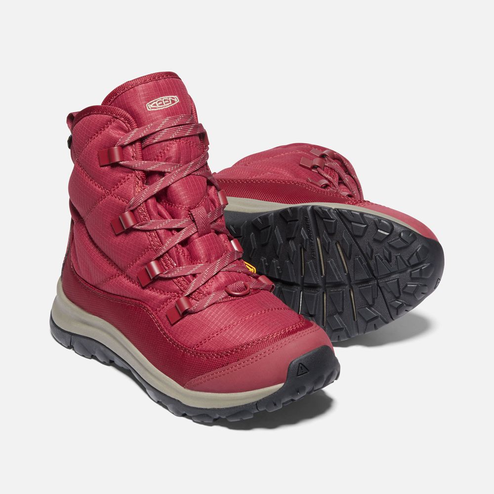 Keen Vinterkängor Dam Röda - Terradora Ii Waterproof - 358047KAI